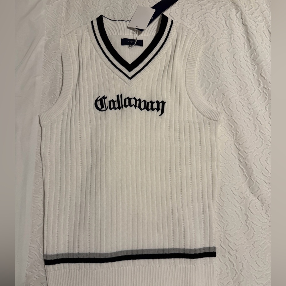 Women’s Callaway C25219200 Women's Sweater Vest new with tags